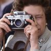 British Royalty, Windsor, England, May 1982, Queen Elizabeth II holding a Leica camera about to take a photograph while attending the Royal Windsor Horse show  (Photo by Bob Thomas/Popperfoto via Getty Images/Getty Images)
