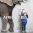 Little girl and an elephant