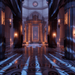 Imatge from sitting VR360. Leonardo vs Michelangelo